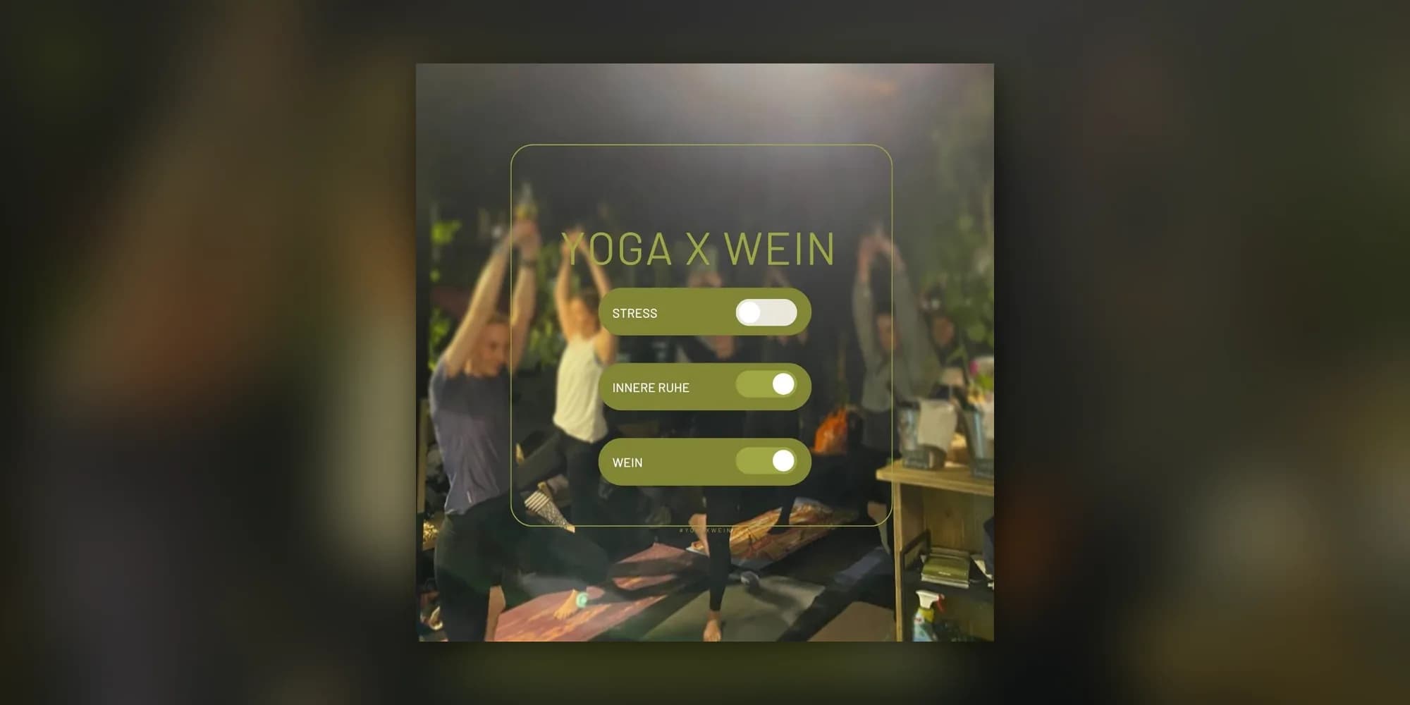 Yoga & Wein